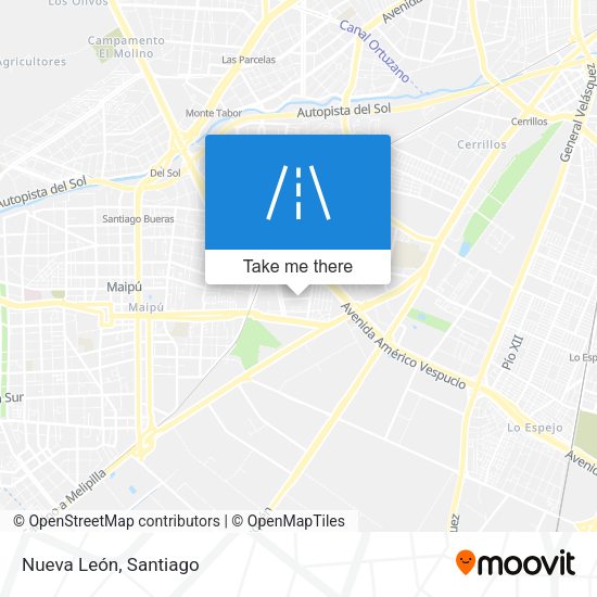 Mapa de Nueva León