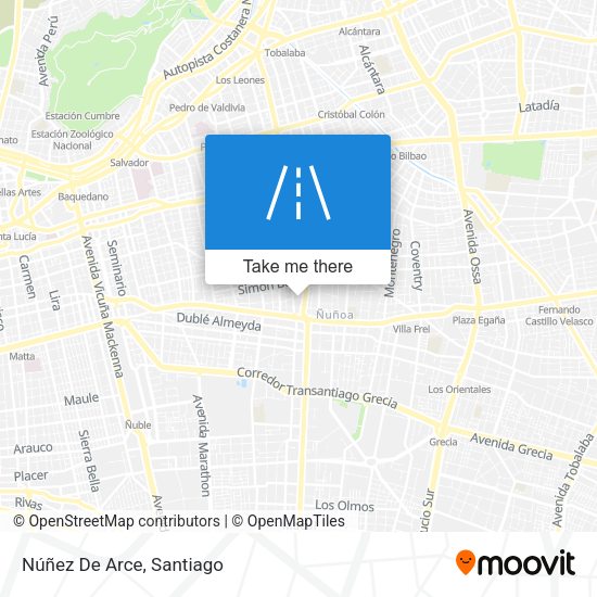 Núñez De Arce map