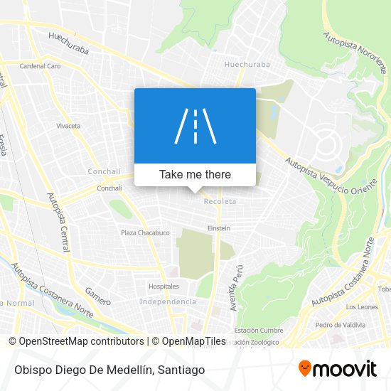 Obispo Diego De Medellín map