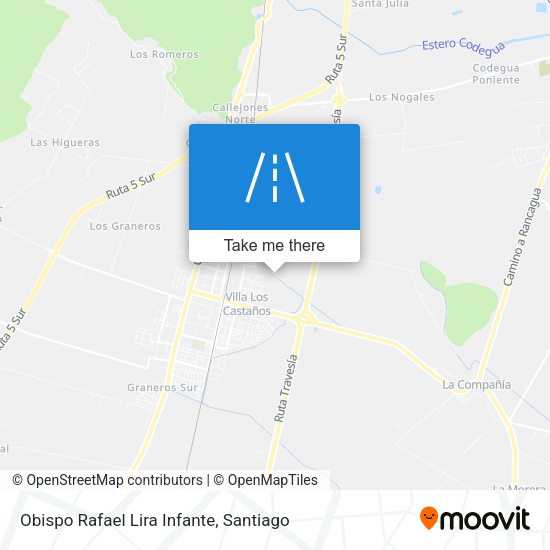 Obispo Rafael Lira Infante map