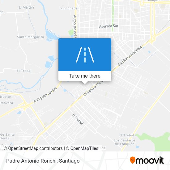 Padre Antonio Ronchi map
