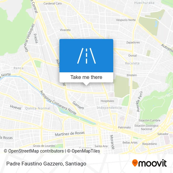 Mapa de Padre Faustino Gazzero