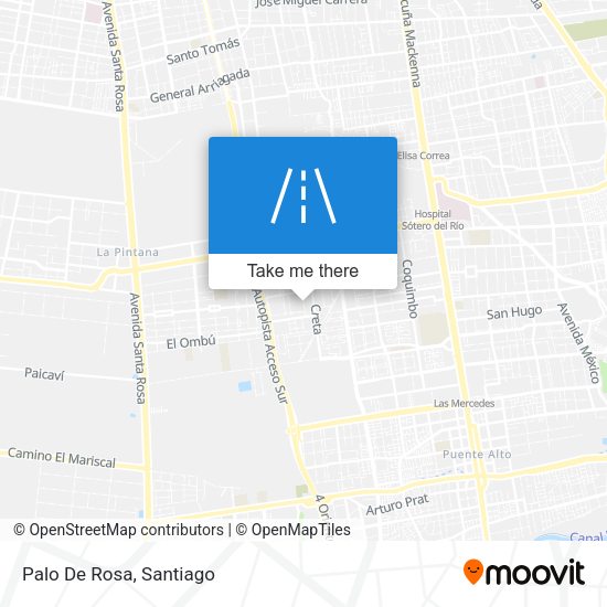 Mapa de Palo De Rosa