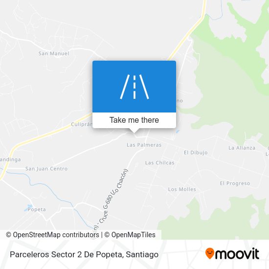 Parceleros Sector 2 De Popeta map