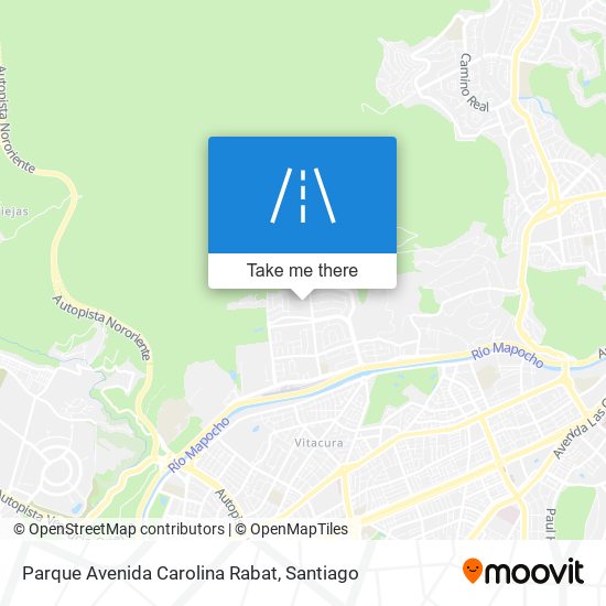 Mapa de Parque Avenida Carolina Rabat