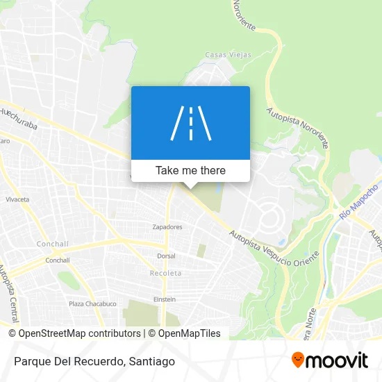 Parque Del Recuerdo map