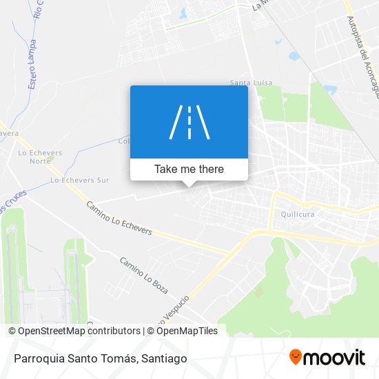 Mapa de Parroquia Santo Tomás