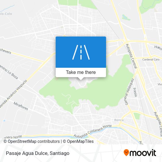 Mapa de Pasaje Agua Dulce