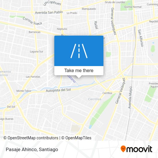Mapa de Pasaje Ahinco