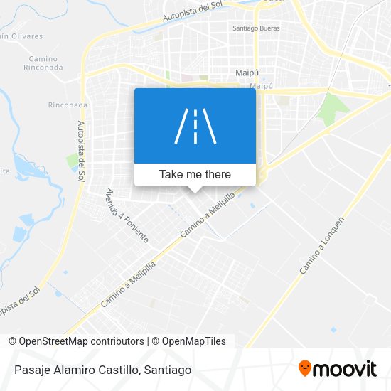 Mapa de Pasaje Alamiro Castillo