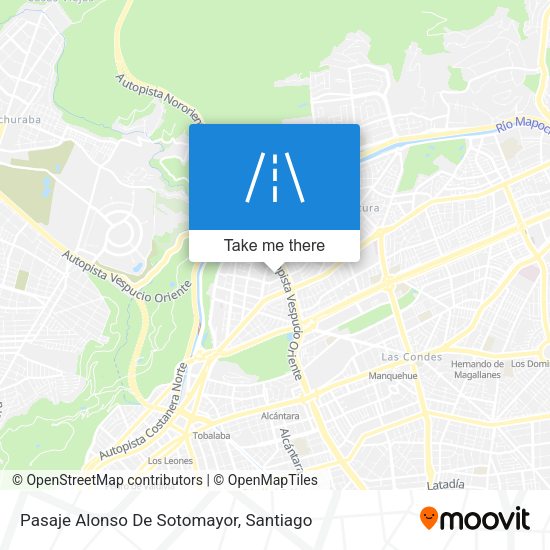 Pasaje Alonso De Sotomayor map
