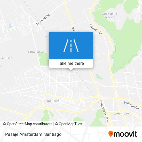 Mapa de Pasaje Amsterdam