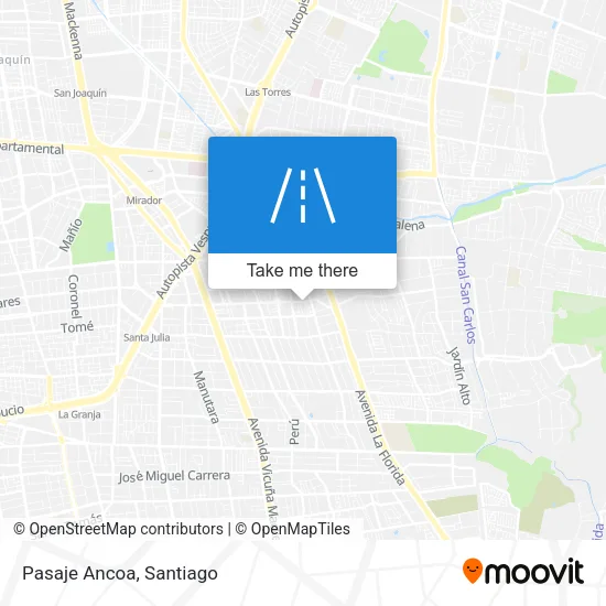 Pasaje Ancoa map