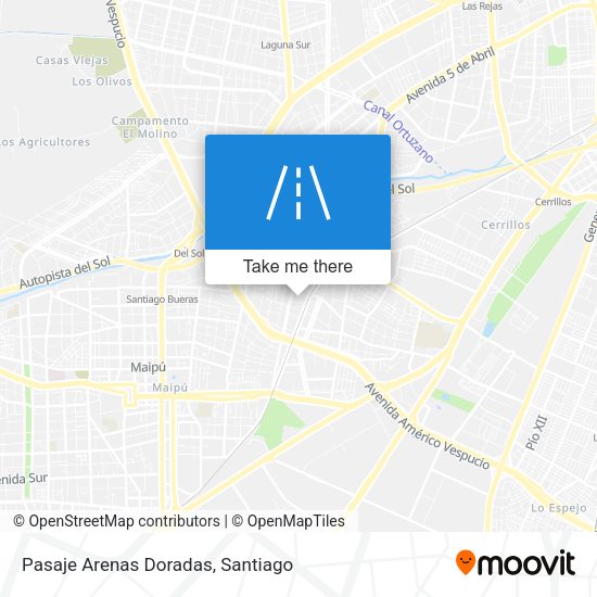 Pasaje Arenas Doradas map