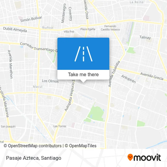 Pasaje Azteca map