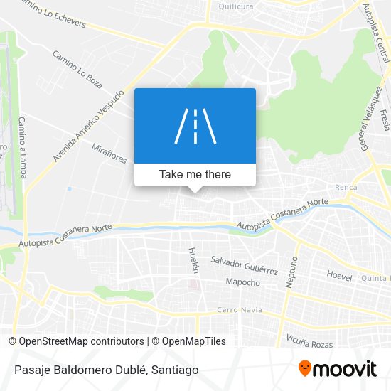 Pasaje Baldomero Dublé map