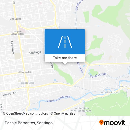 Mapa de Pasaje Barrantes