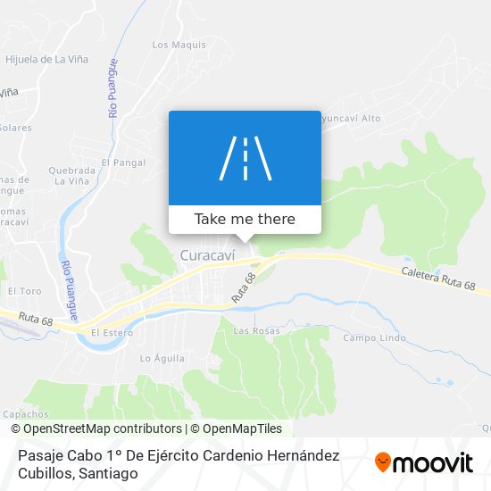 Mapa de Pasaje Cabo 1º De Ejército Cardenio Hernández Cubillos