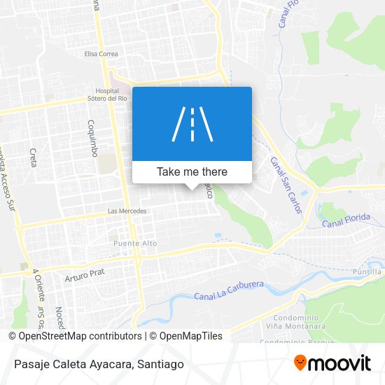 Pasaje Caleta Ayacara map