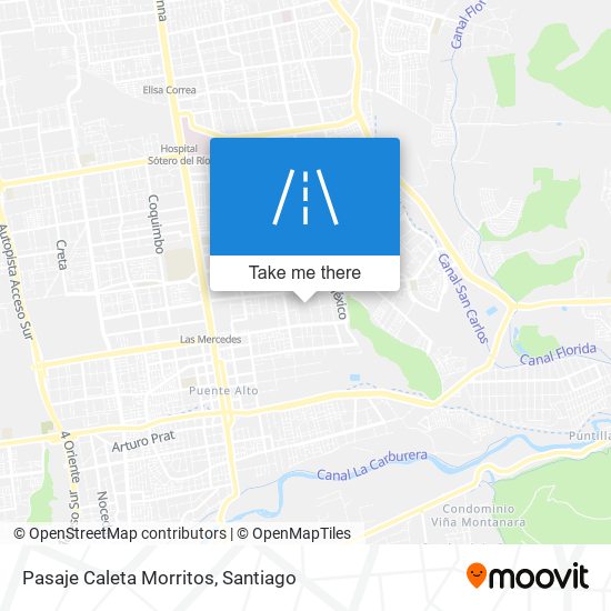 Pasaje Caleta Morritos map