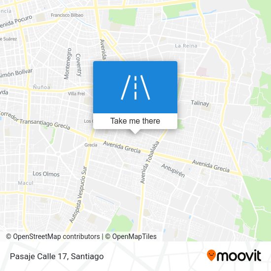 Mapa de Pasaje Calle 17