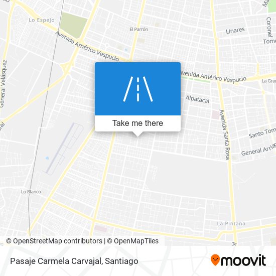 Pasaje Carmela Carvajal map