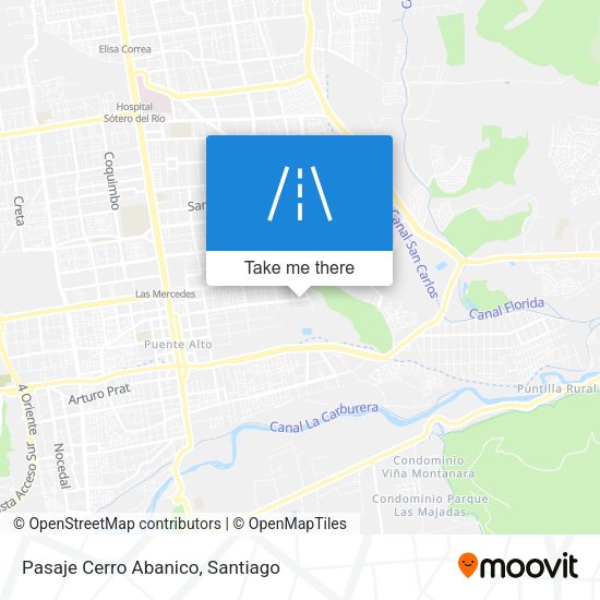 Mapa de Pasaje Cerro Abanico