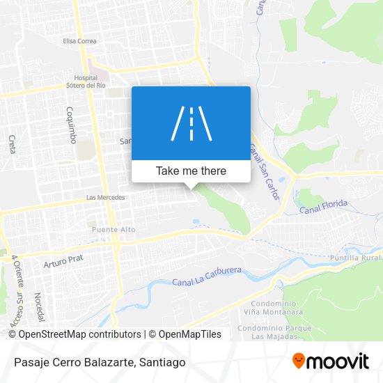 Mapa de Pasaje Cerro Balazarte