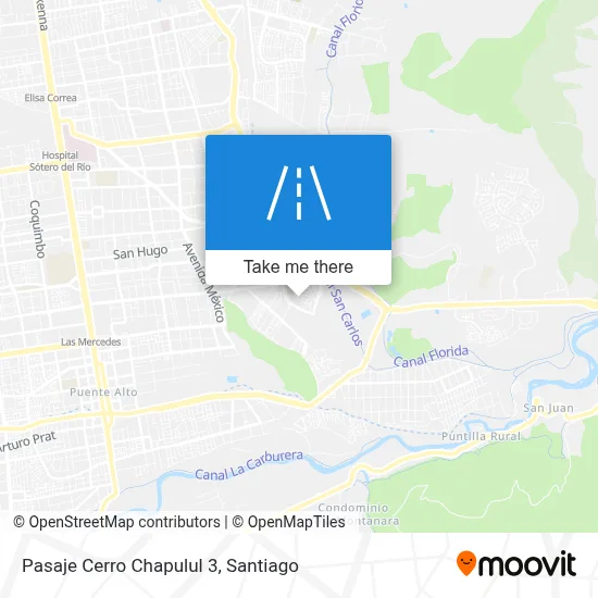 Pasaje Cerro Chapulul 3 map