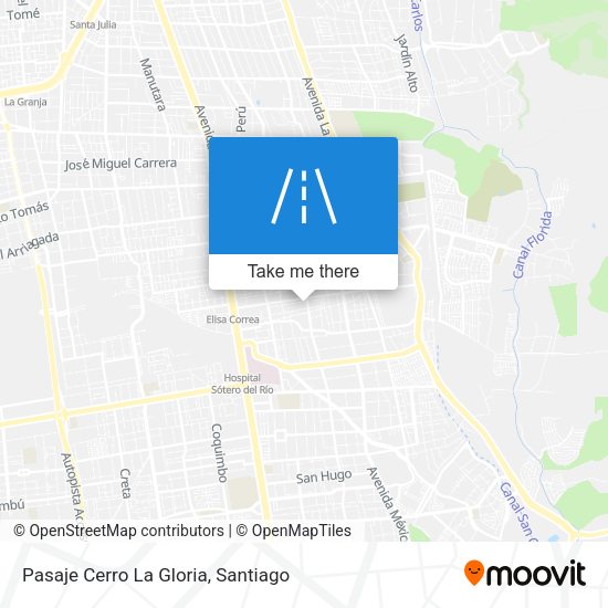 Mapa de Pasaje Cerro La Gloria