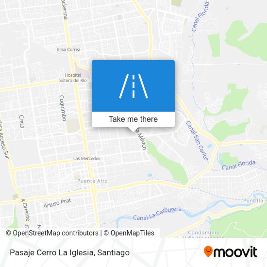 Pasaje Cerro La Iglesia map