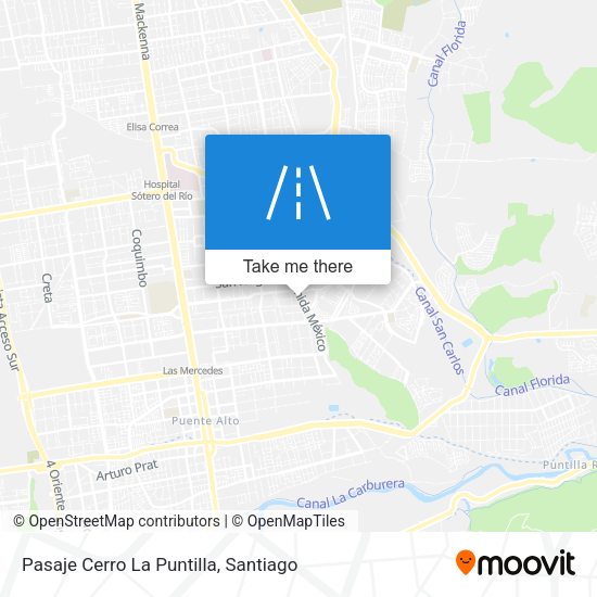 Pasaje Cerro La Puntilla map