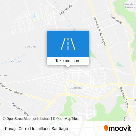 Pasaje Cerro Llullaillaco map