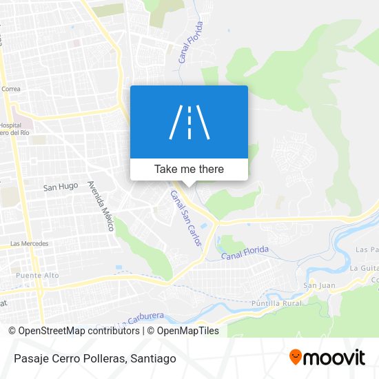 Pasaje Cerro Polleras map