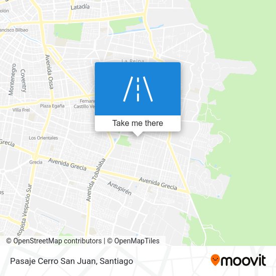 Mapa de Pasaje Cerro San Juan
