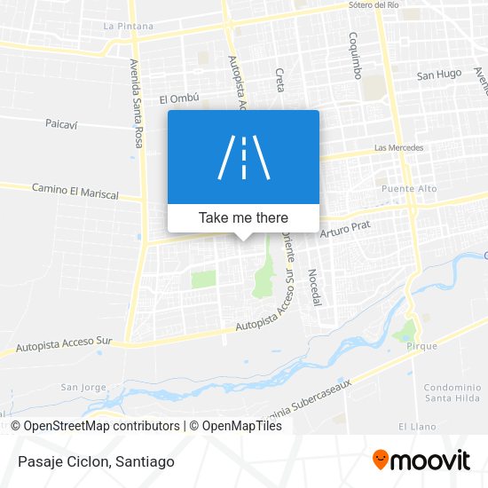 Mapa de Pasaje Ciclon