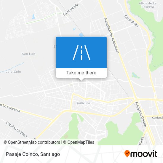 Mapa de Pasaje Coinco