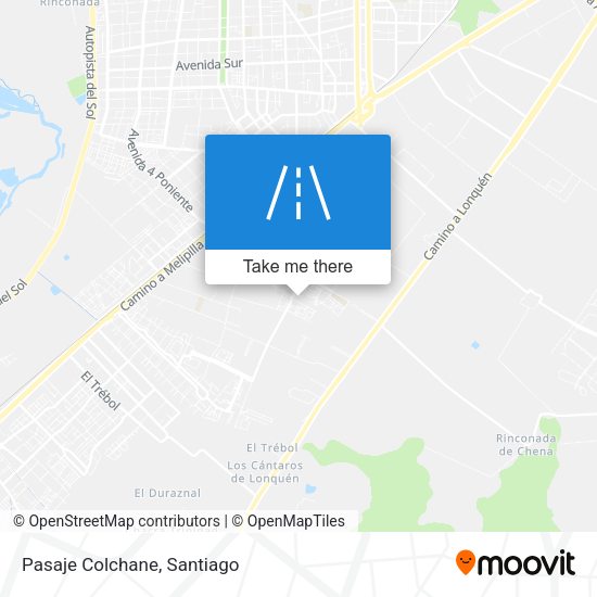 Mapa de Pasaje Colchane