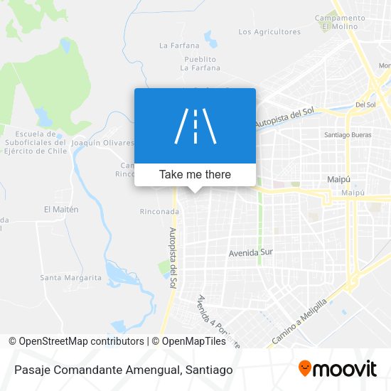 Mapa de Pasaje Comandante Amengual