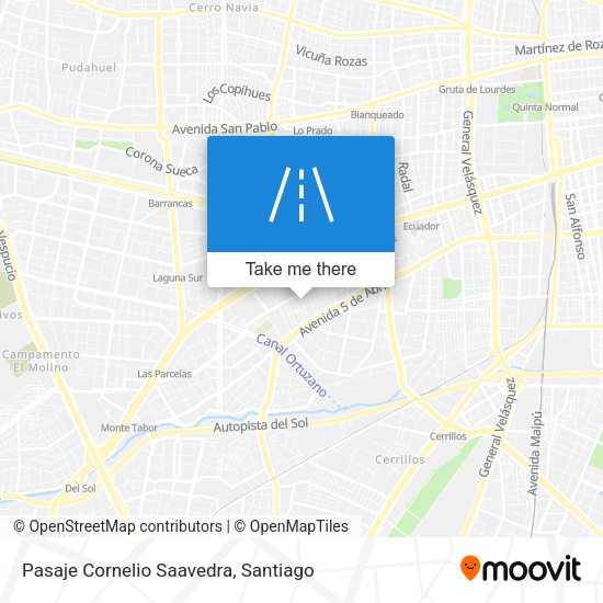 Mapa de Pasaje Cornelio Saavedra