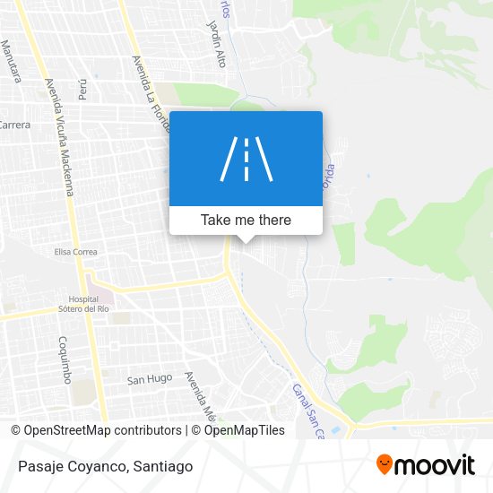 Mapa de Pasaje Coyanco
