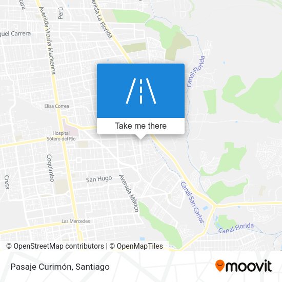 Mapa de Pasaje Curimón