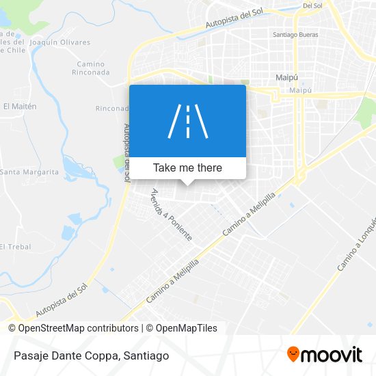 Mapa de Pasaje Dante Coppa
