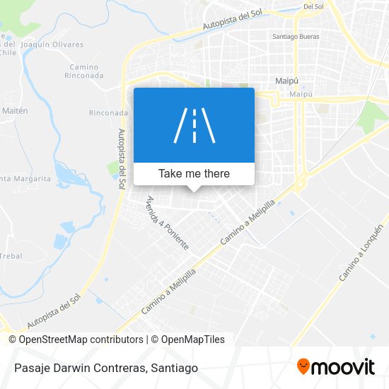 Pasaje Darwin Contreras map