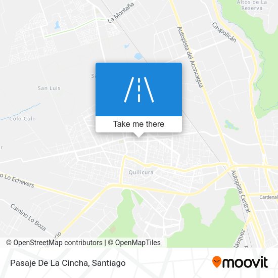 Mapa de Pasaje De La Cincha