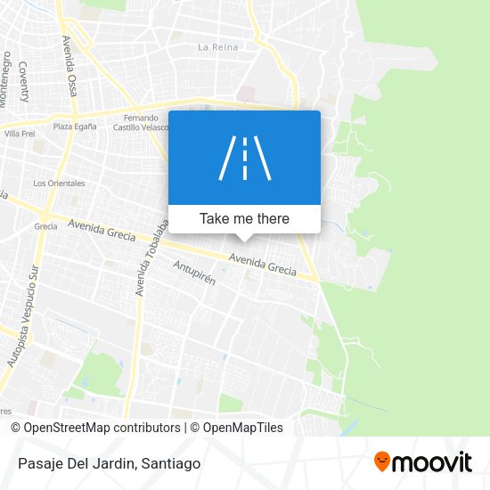 Mapa de Pasaje Del Jardin