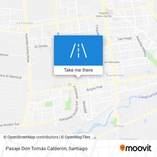 Pasaje Don Tomás Calderón map