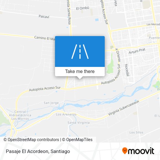 Mapa de Pasaje El Acordeon