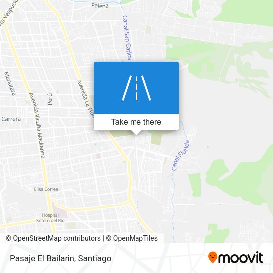Mapa de Pasaje El Bailarin
