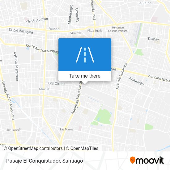 Pasaje El Conquistador map